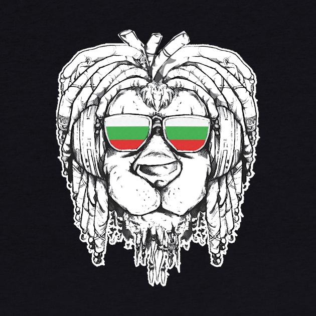 Rasta Reggae Lion Bulgaria Gift Rastafari by Pummli